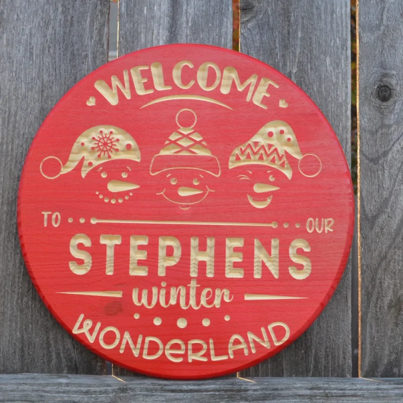 Festive Family Nameplate Collection