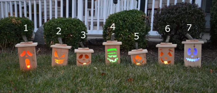 Halloween Jack-O'-Lanterns