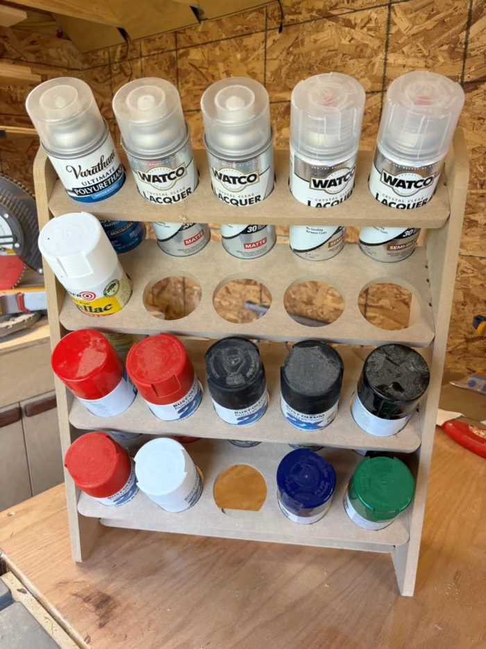 Spray Can Rack