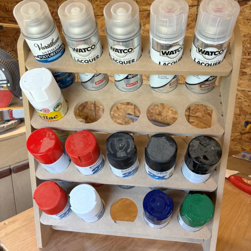 Spray Can Rack
