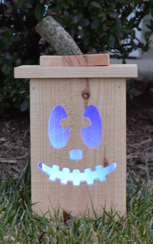 #7 - Tall Funny Face Lantern